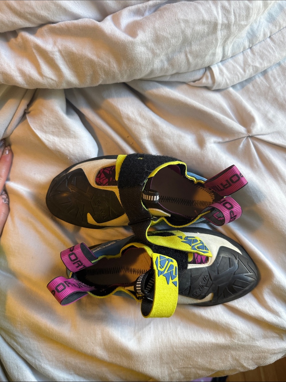 La Sportiva Skwama Color Block climbing shoes, new